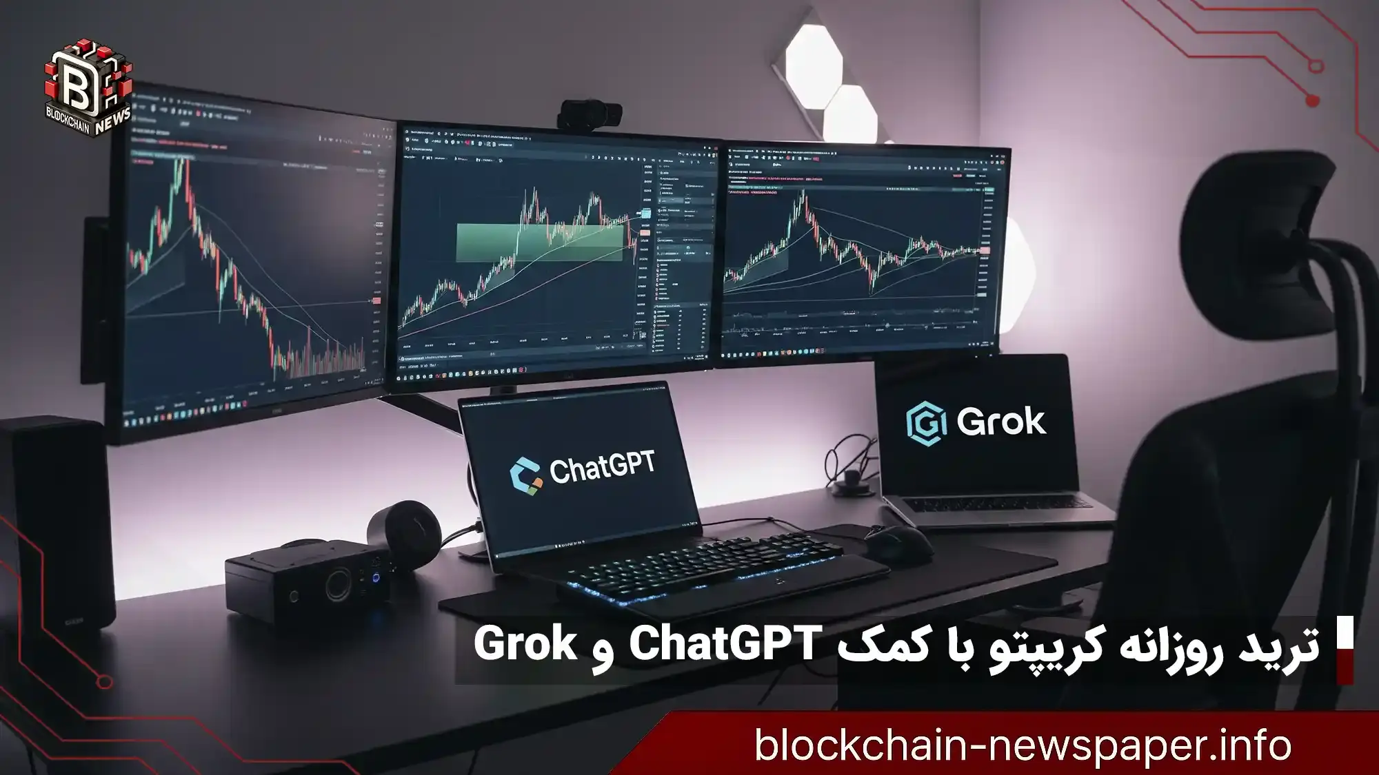 چگونه با استفاده از چتجیپیتی و Grok در بازار کریپتو ترید روزانه انجام دهیم؟
